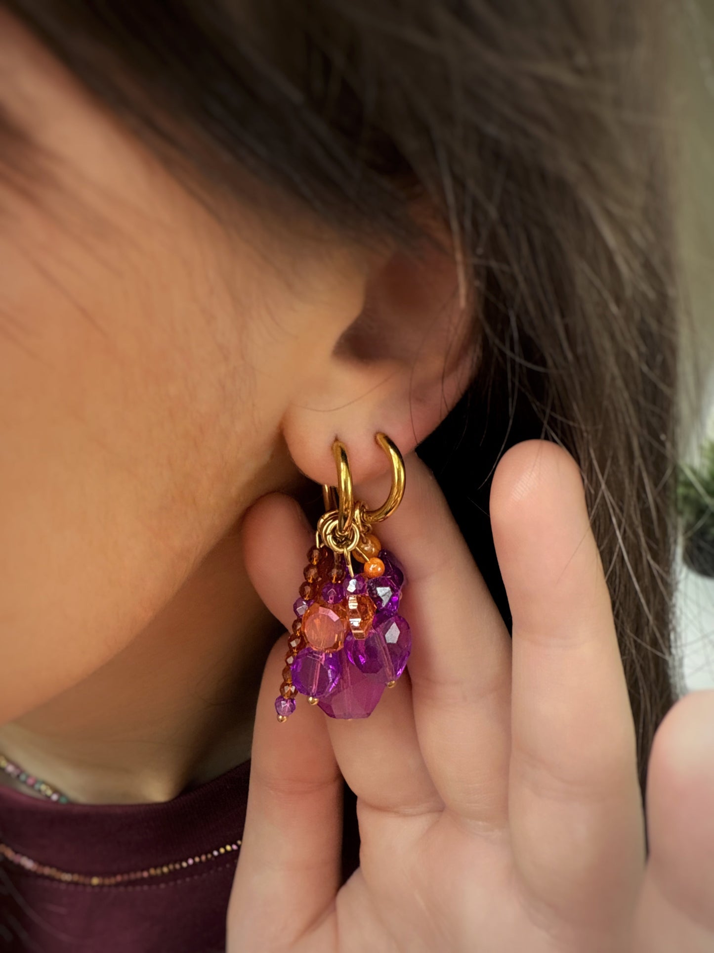 Boucles Bloom Coralia ✨