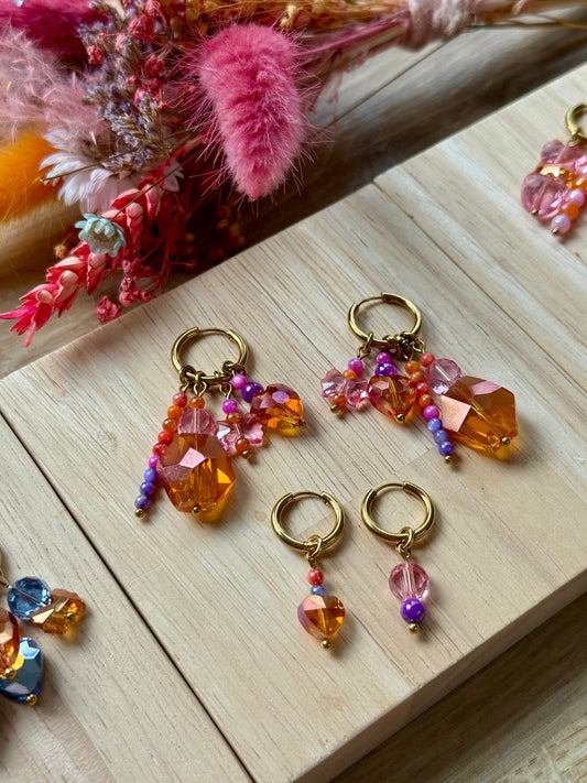 Boucles Mini Sunset Coralia ✨