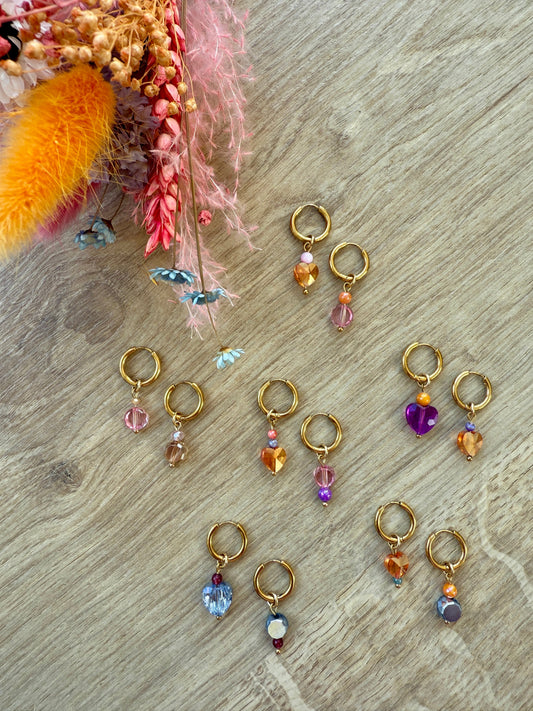 Boucles Mini Ocean Sunset Coralia ✨