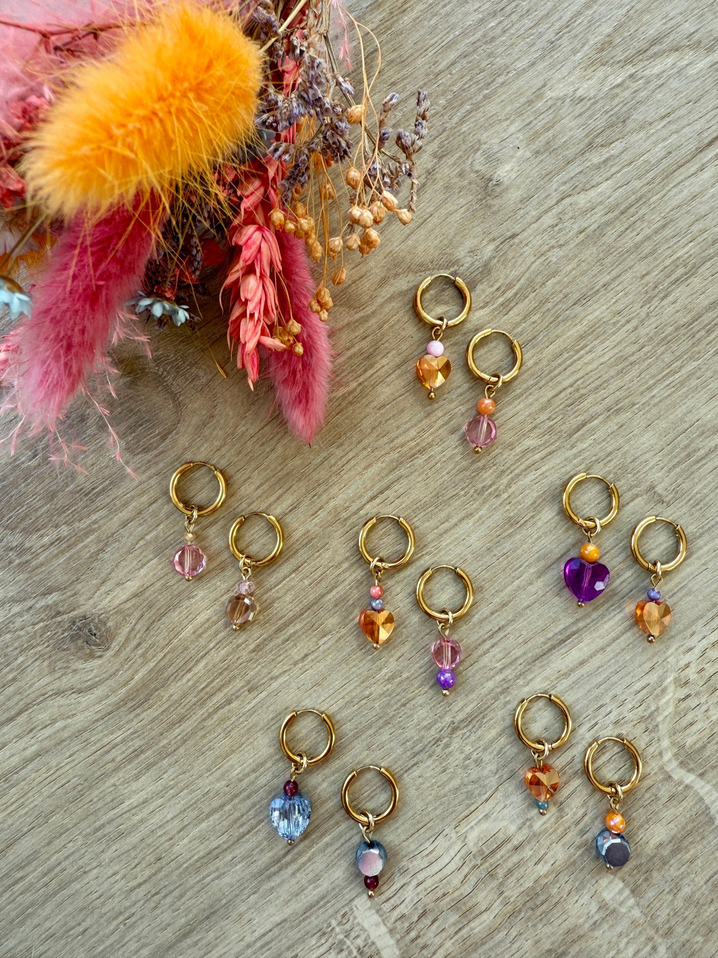 Boucles Mini Sunset Coralia ✨