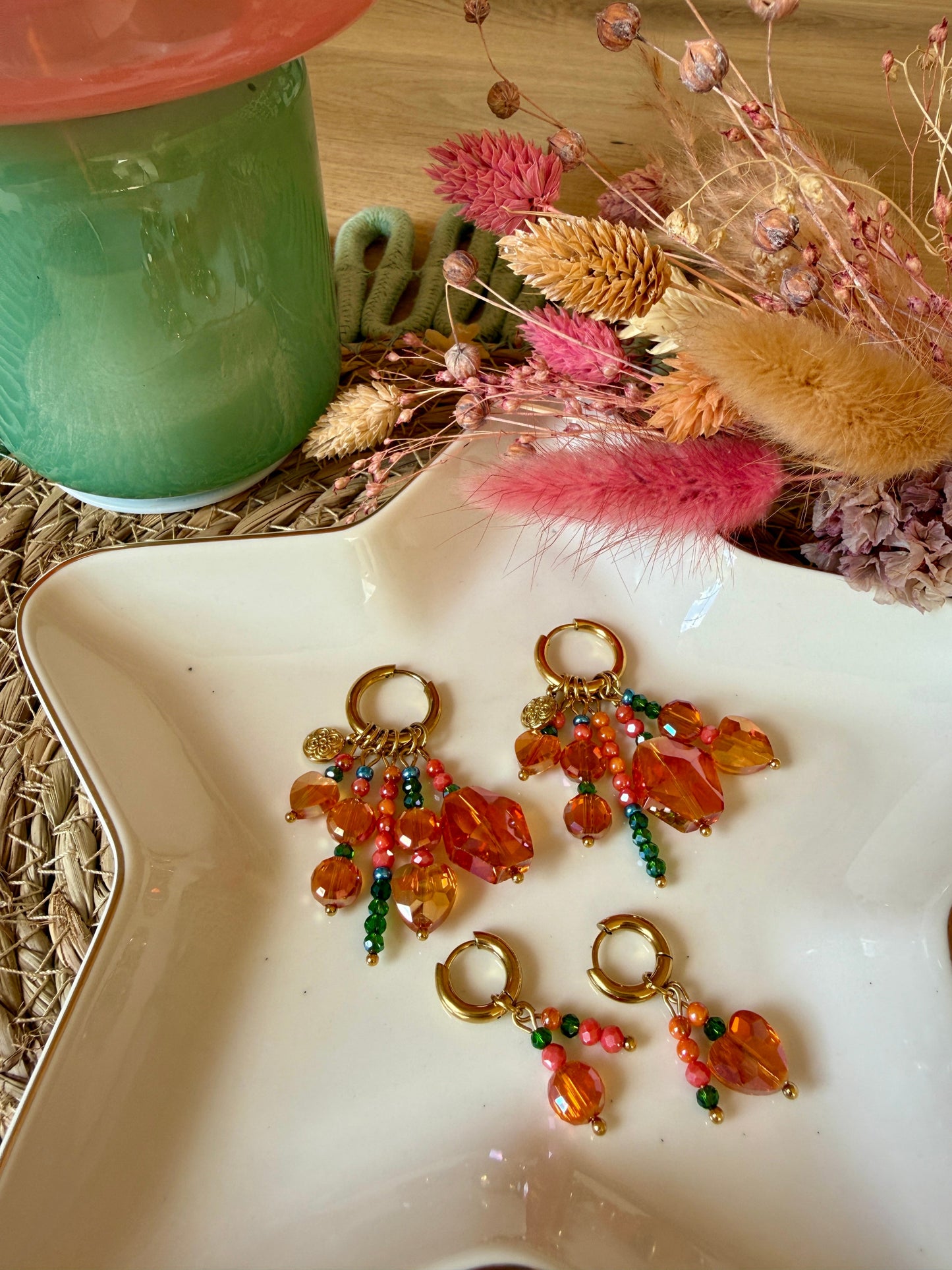 Boucles Mini Calypso Coralia ✨