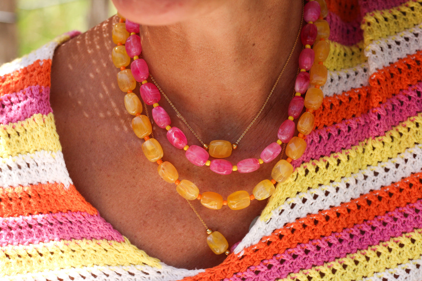 🍋 Collier Limoncello