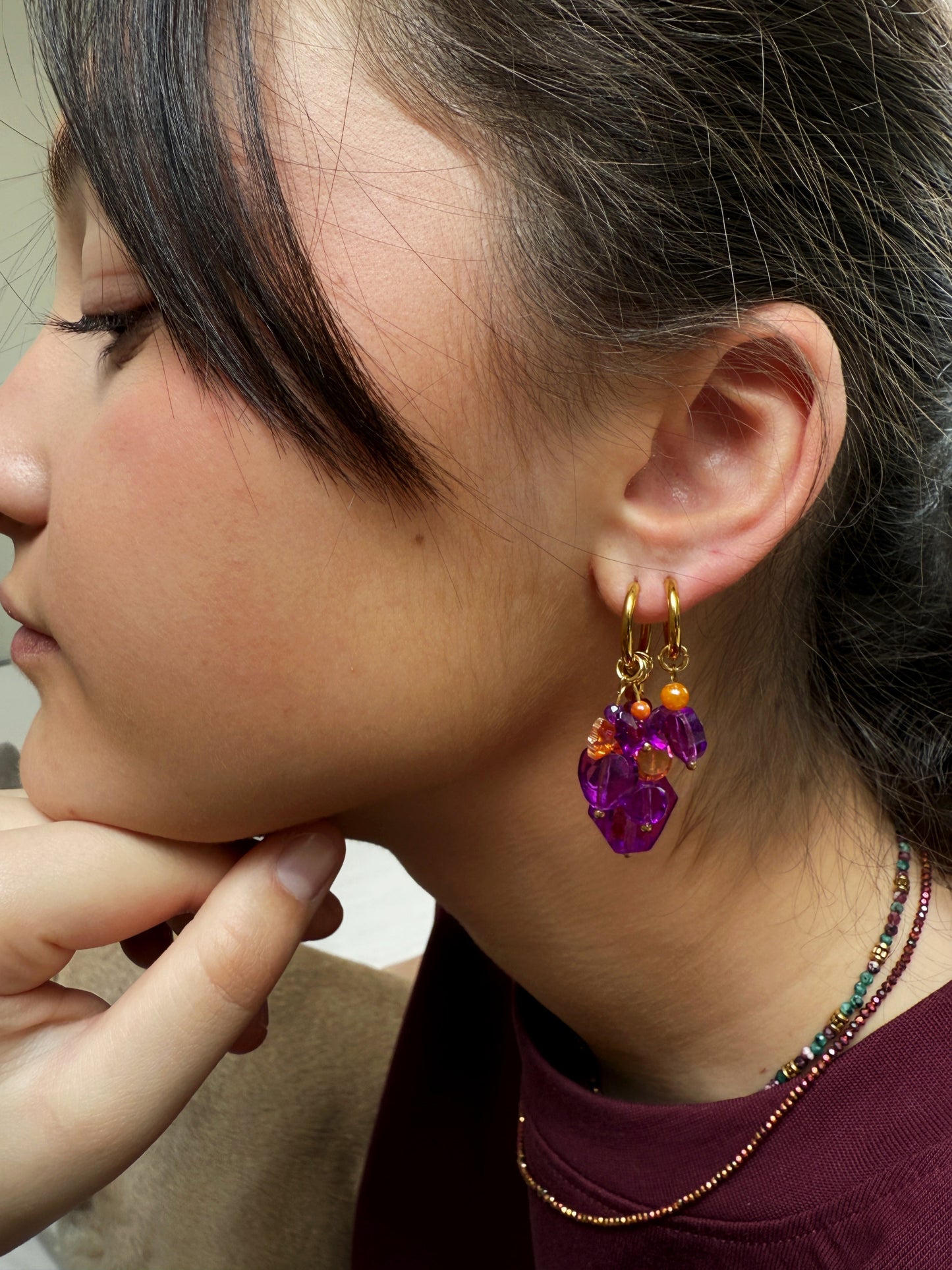 Boucles Bloom Coralia ✨