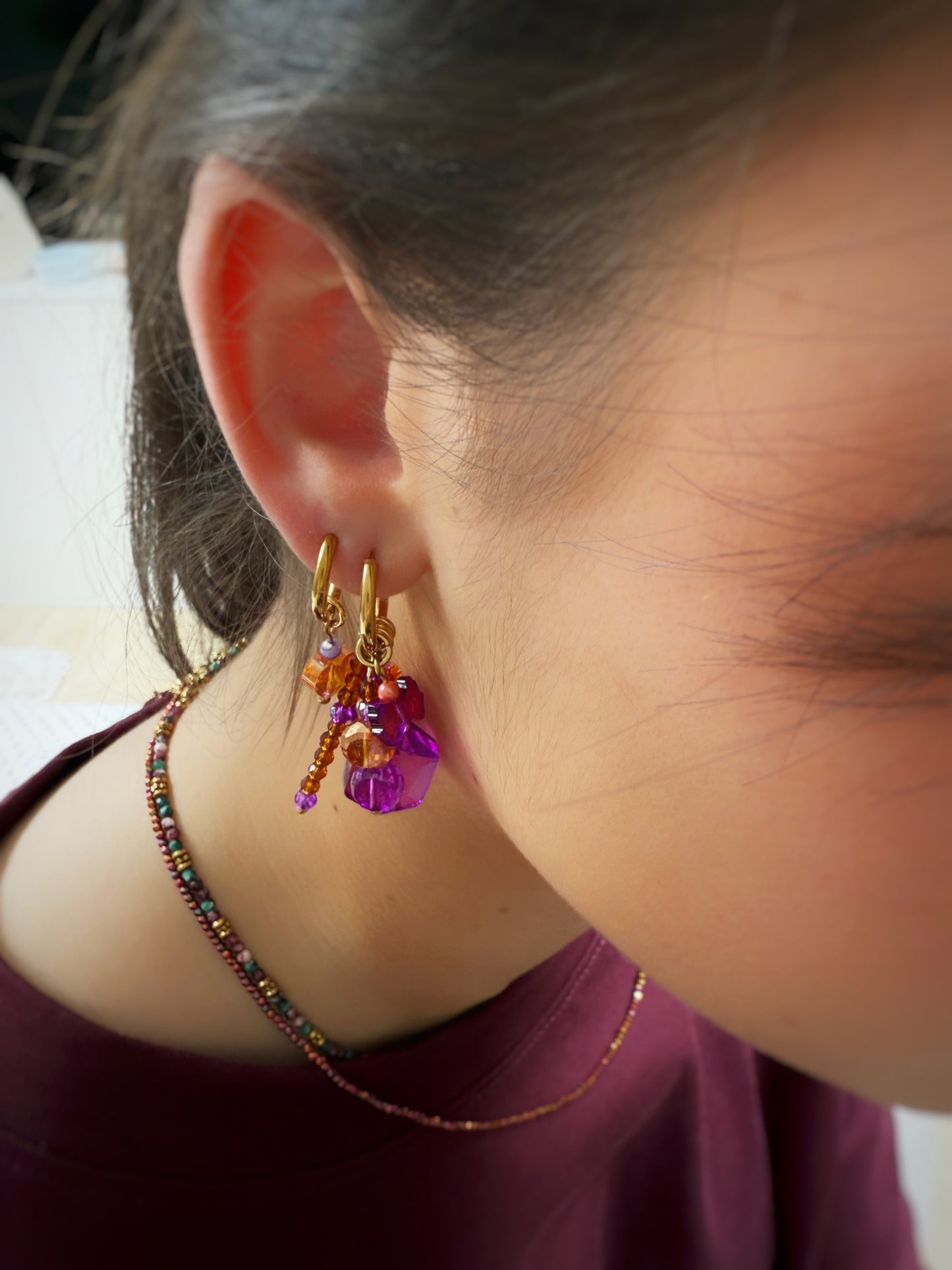 Boucles Bloom Coralia ✨