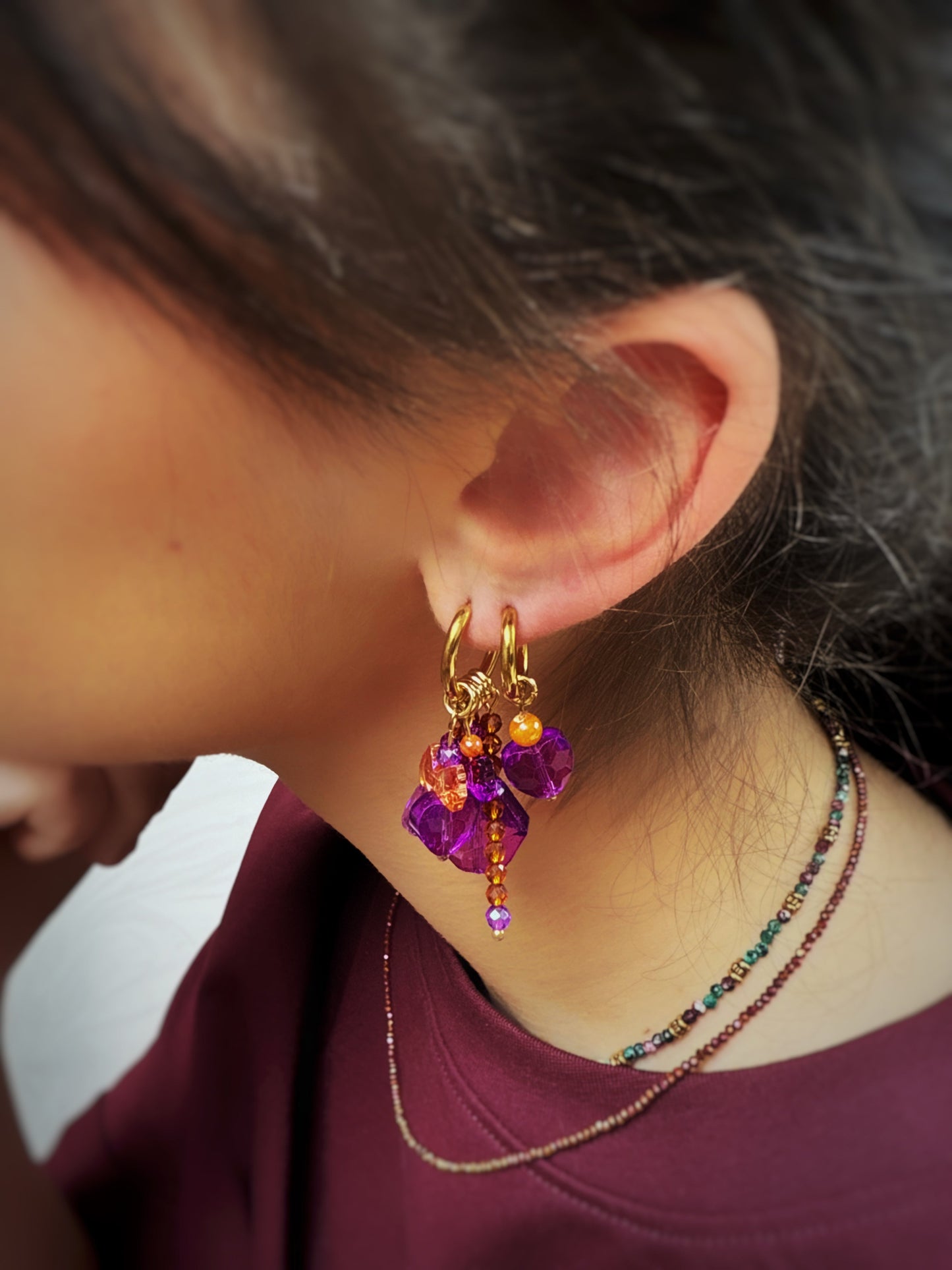 Boucles Bloom Coralia ✨