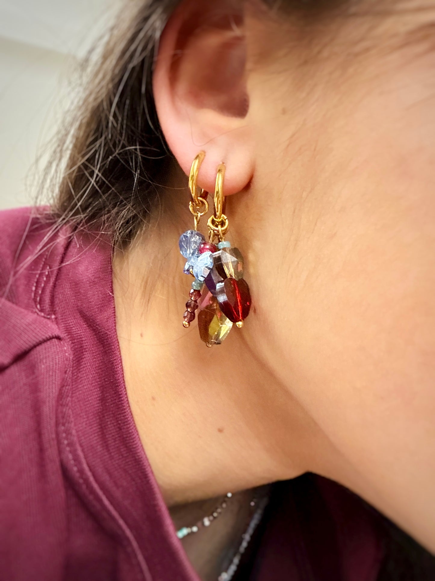 Boucles Midnight Coralia ✨