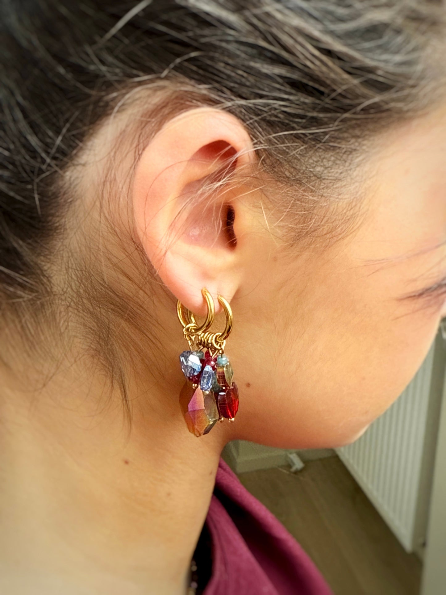 Boucles Midnight Coralia ✨
