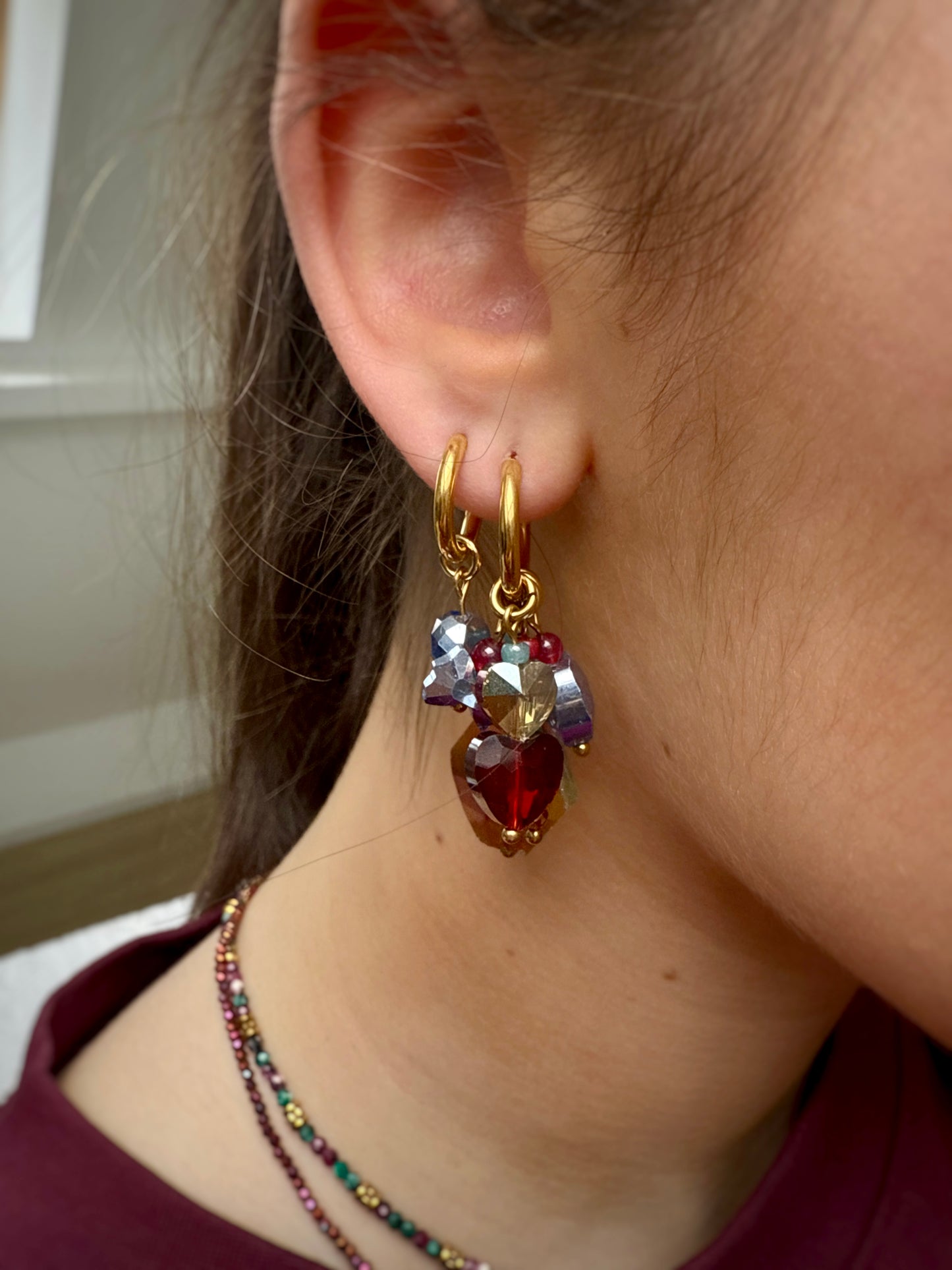 Boucles Midnight Coralia ✨