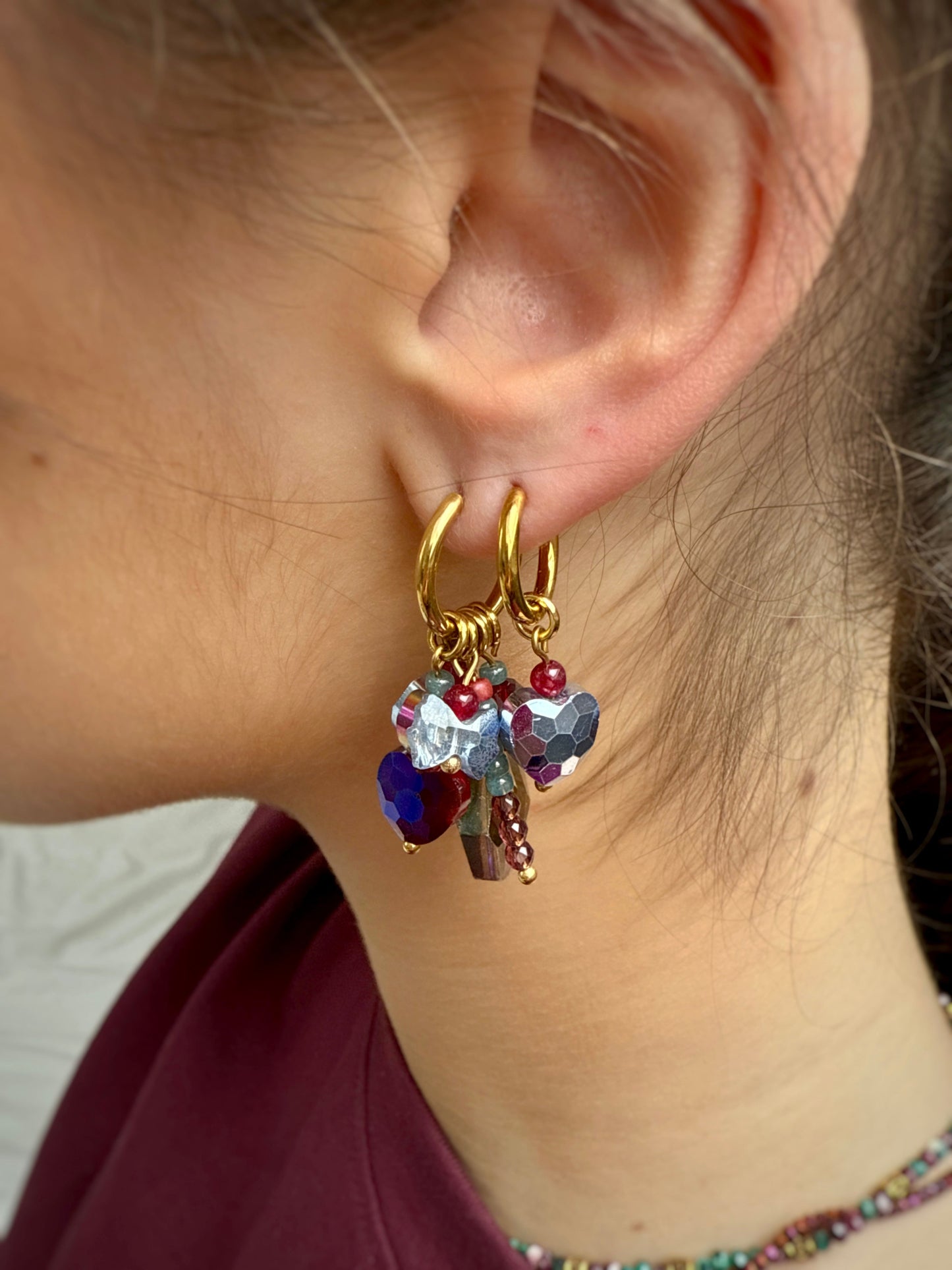 Boucles Midnight Coralia ✨
