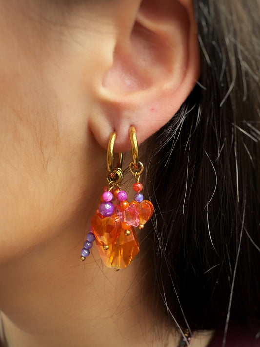 Boucles Sunset Coralia ✨