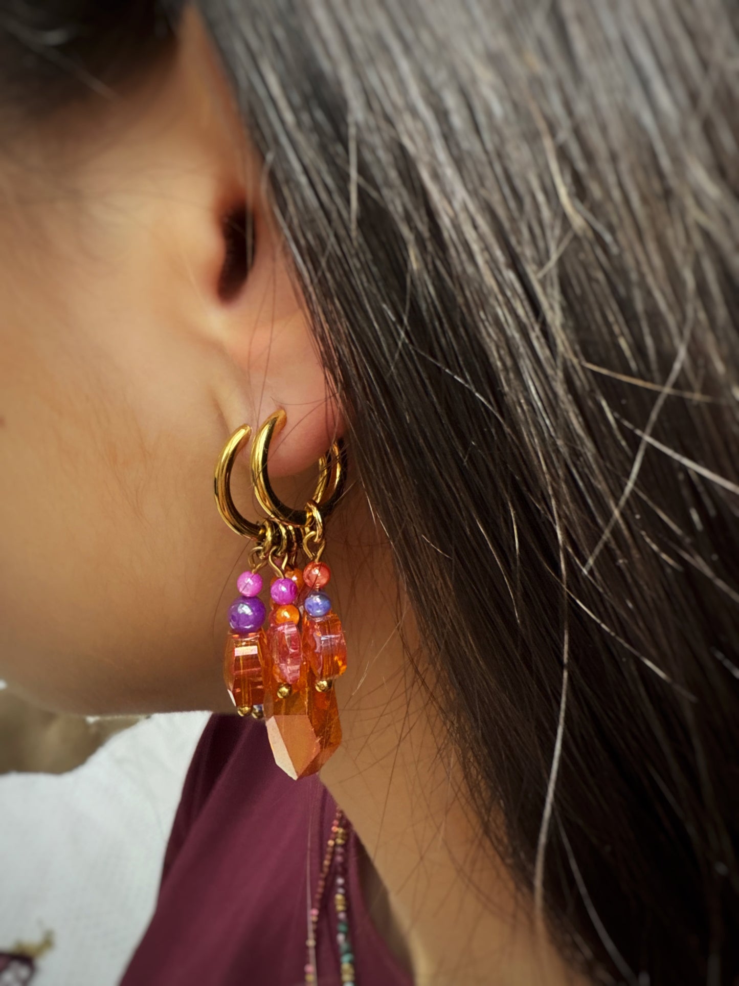 Boucles Sunset Coralia ✨