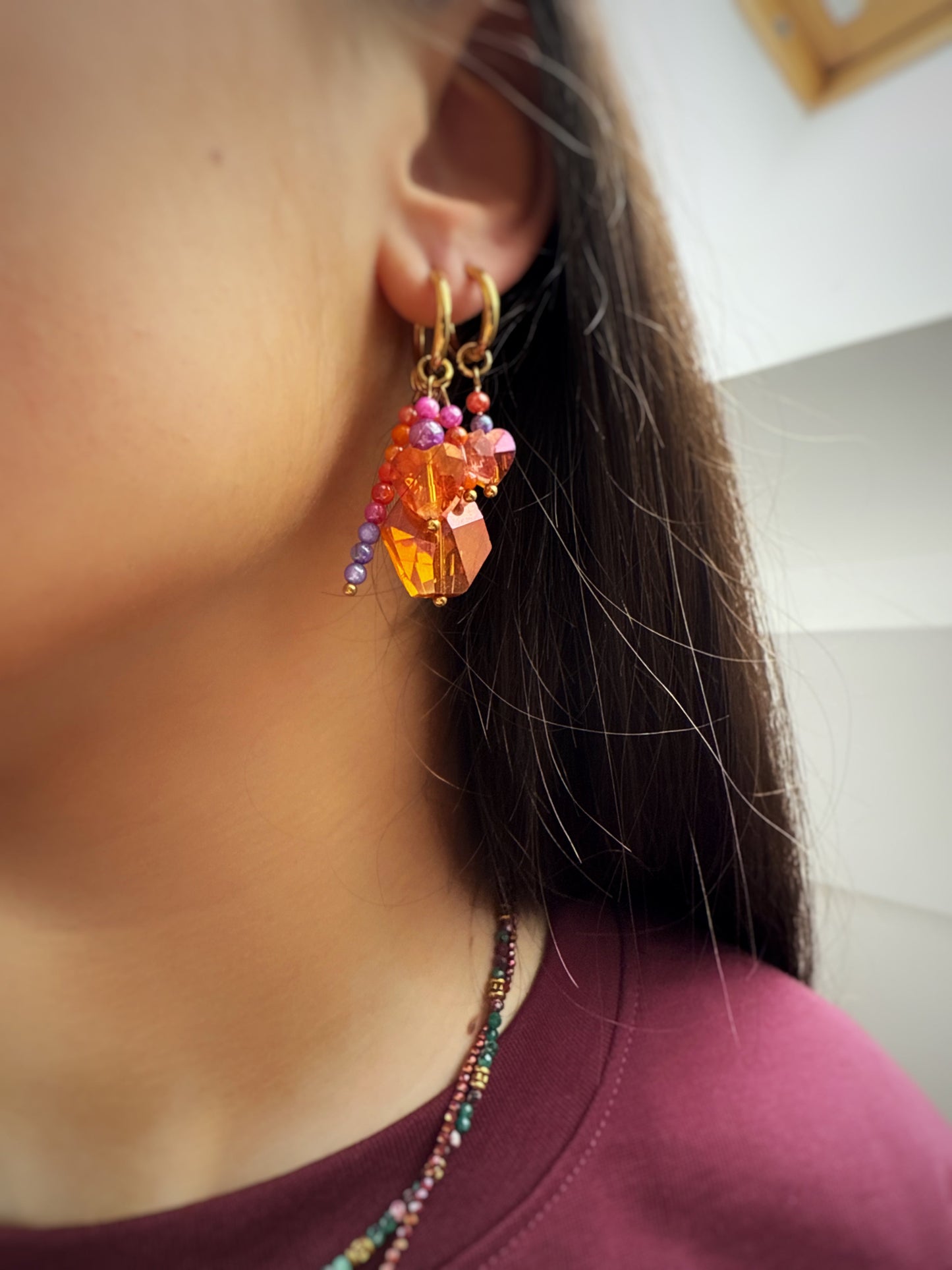 Boucles Sunset Coralia ✨
