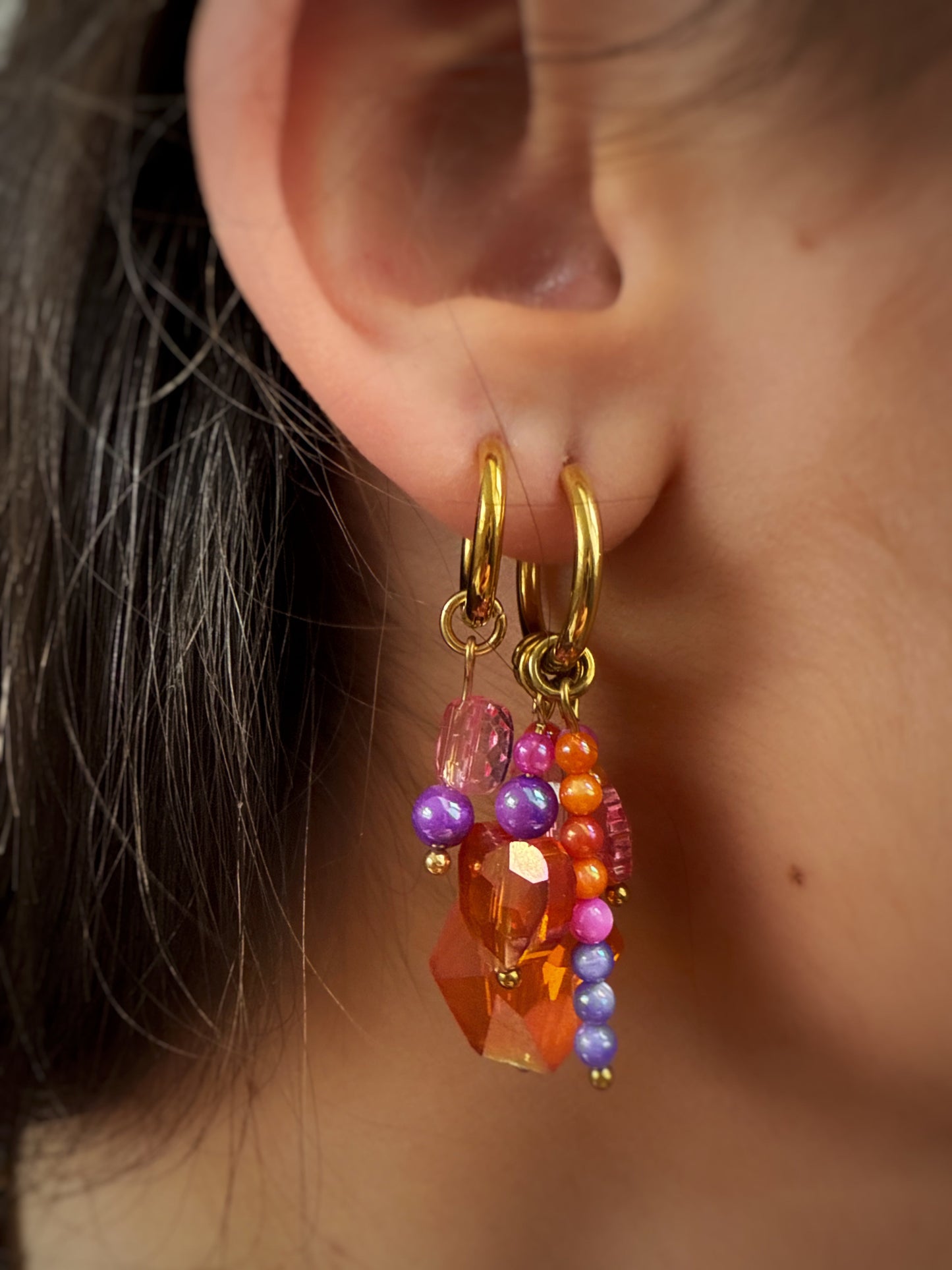 Boucles Sunset Coralia ✨