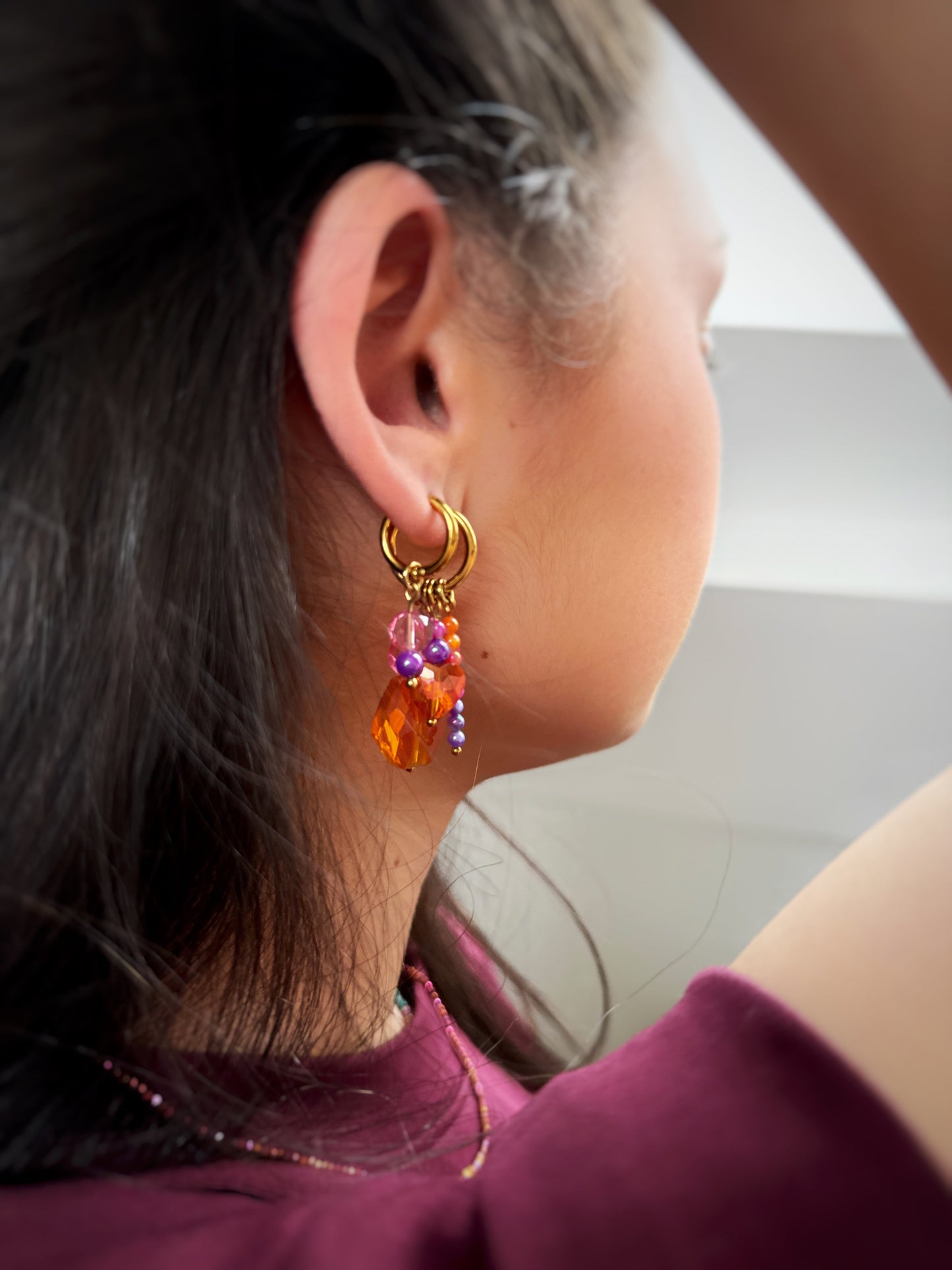 Boucles Sunset Coralia ✨