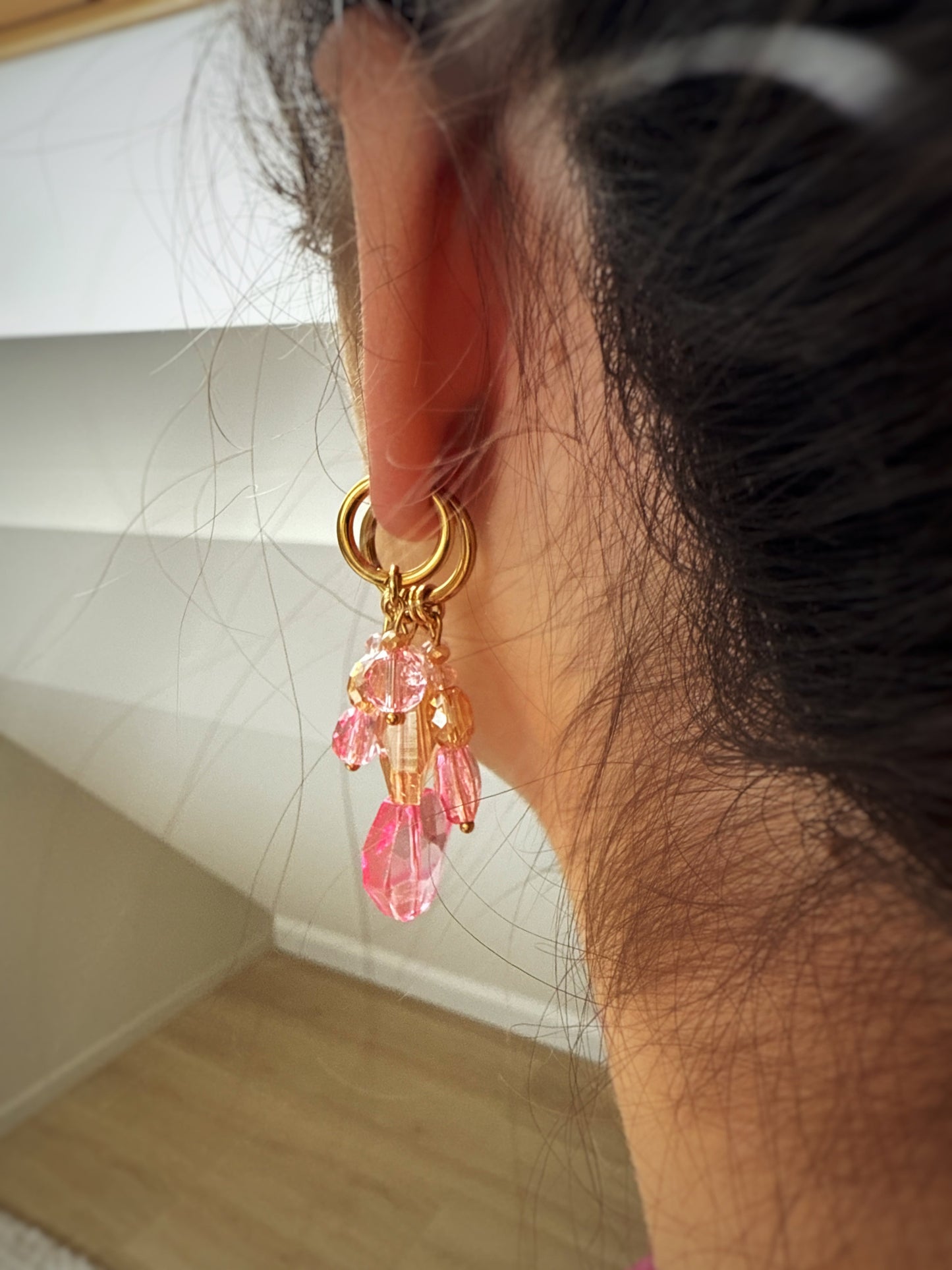 Boucles Blush Coralia ✨