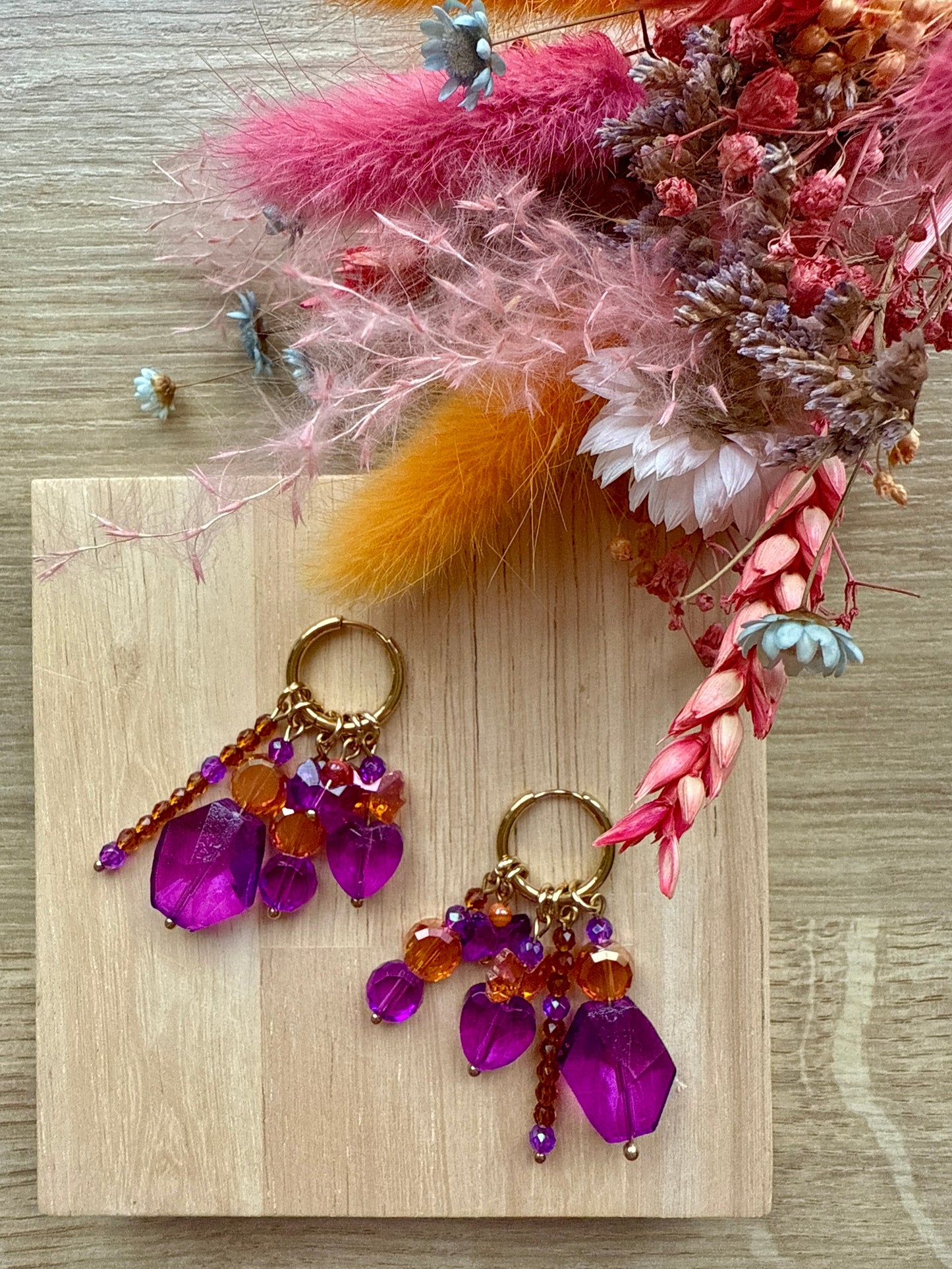 Boucles Bloom Coralia ✨