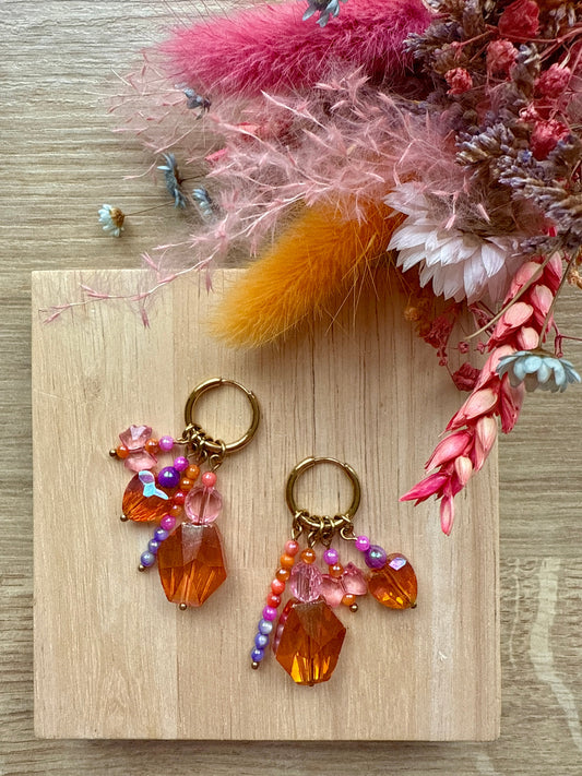 Boucles Sunset Coralia ✨