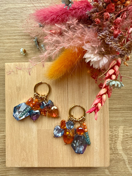 Boucles Ocean Sunset Coralia ✨