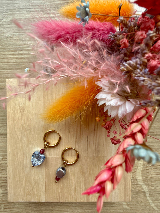 Boucles Mini Midnight Coralia ✨