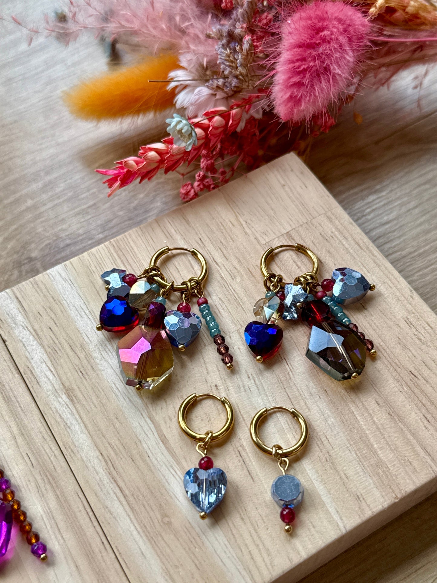 Boucles Midnight Coralia ✨