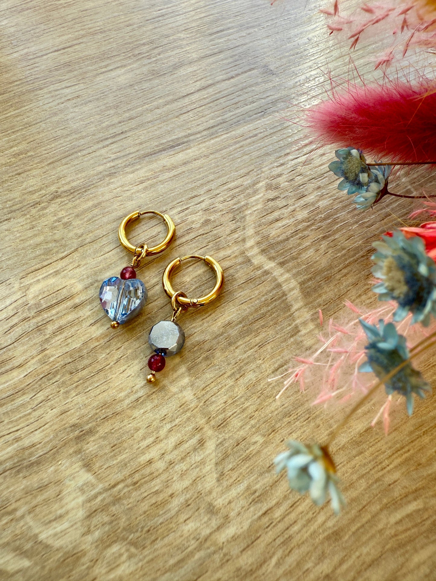 Boucles Mini Midnight Coralia ✨