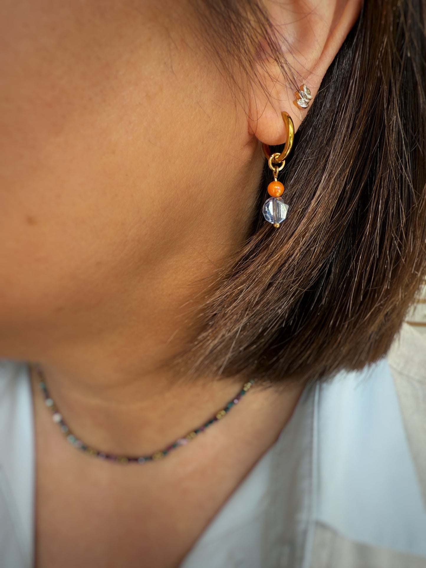 Boucles Mini Ocean Sunset Coralia ✨