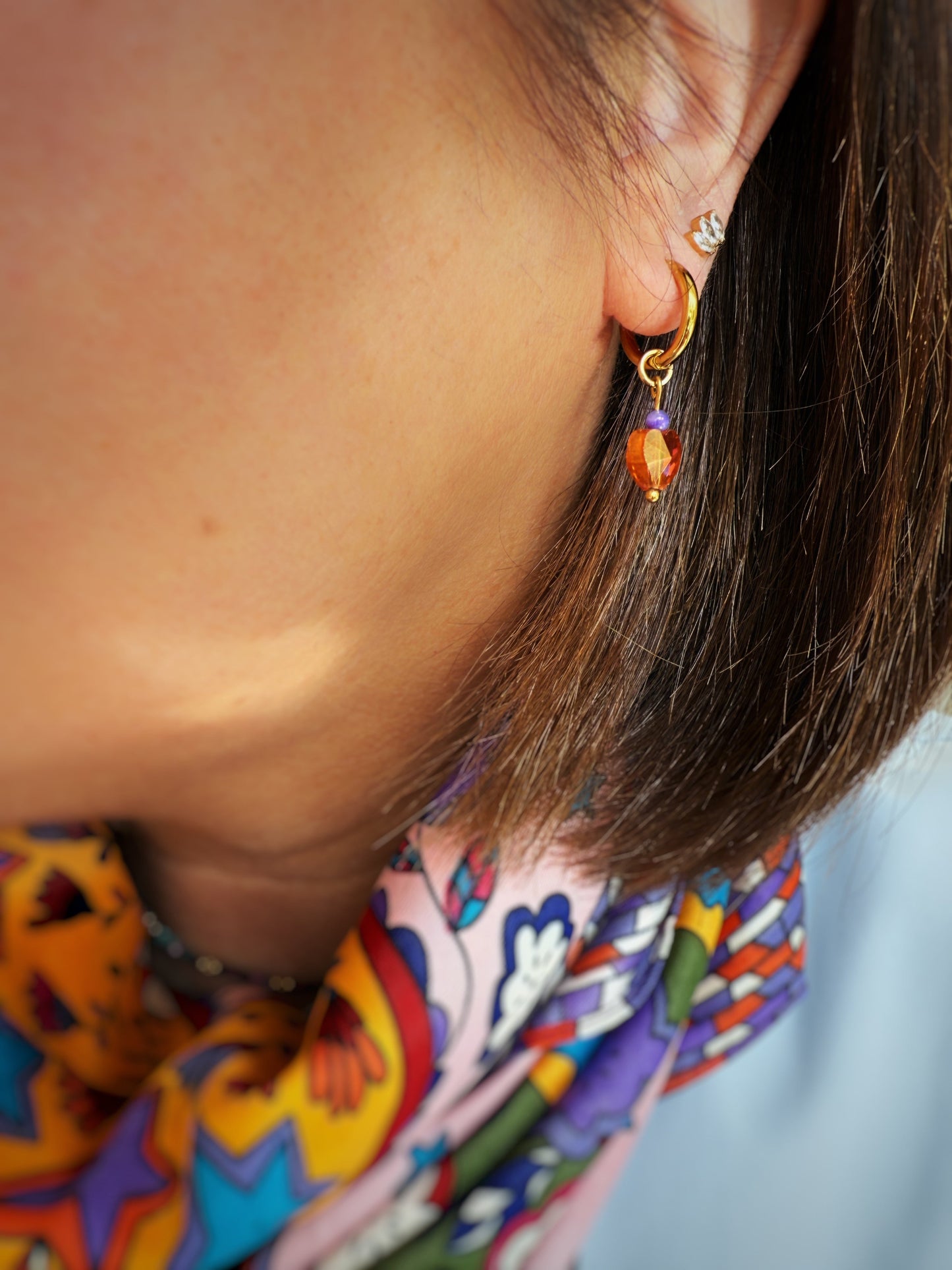Boucles Mini Bloom Coralia ✨