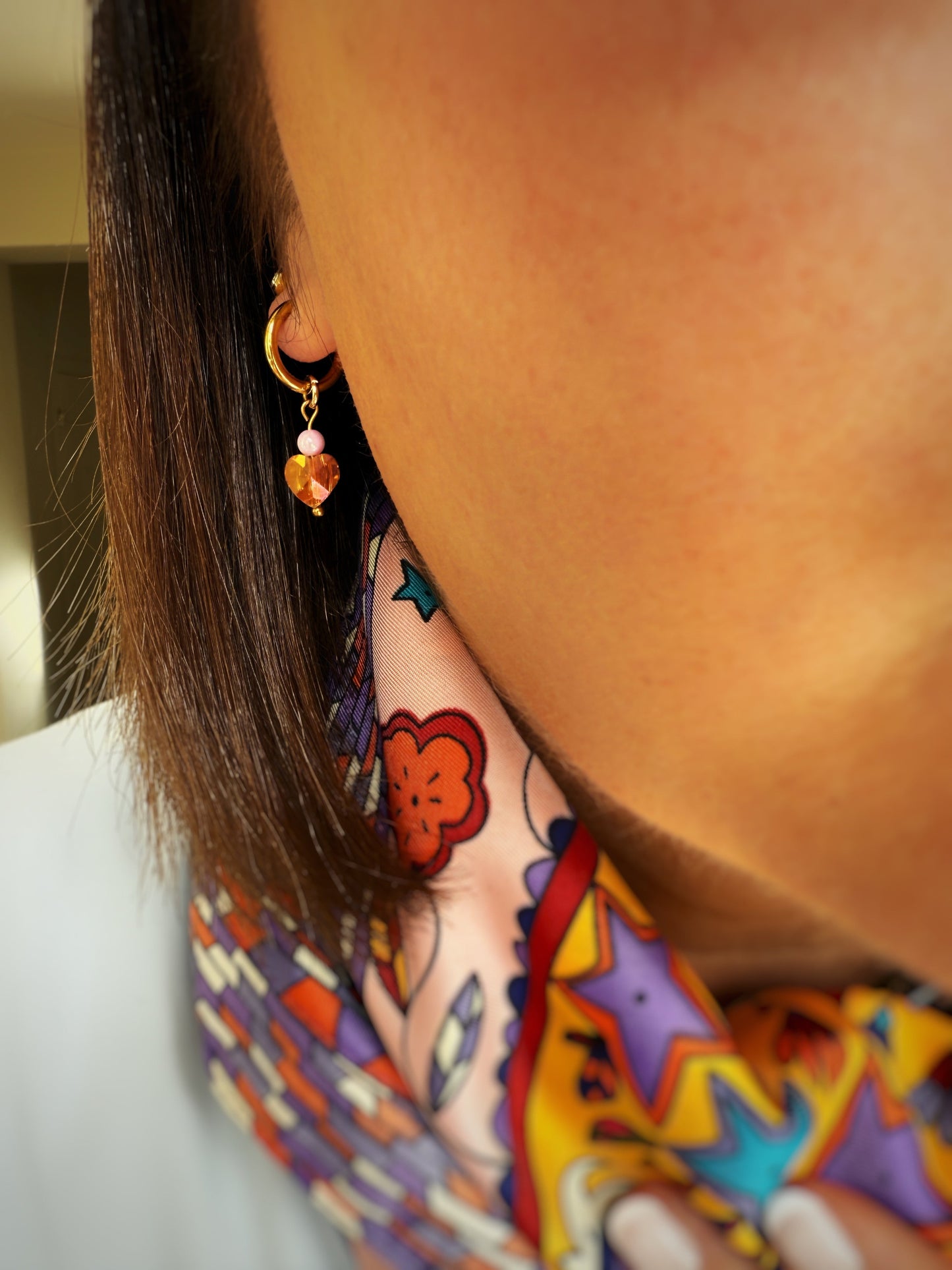 Boucles Mini Sunset Blush Coralia ✨