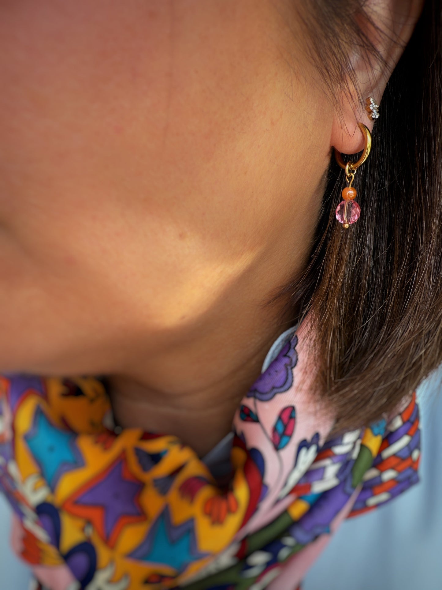 Boucles Mini Sunset Blush Coralia ✨