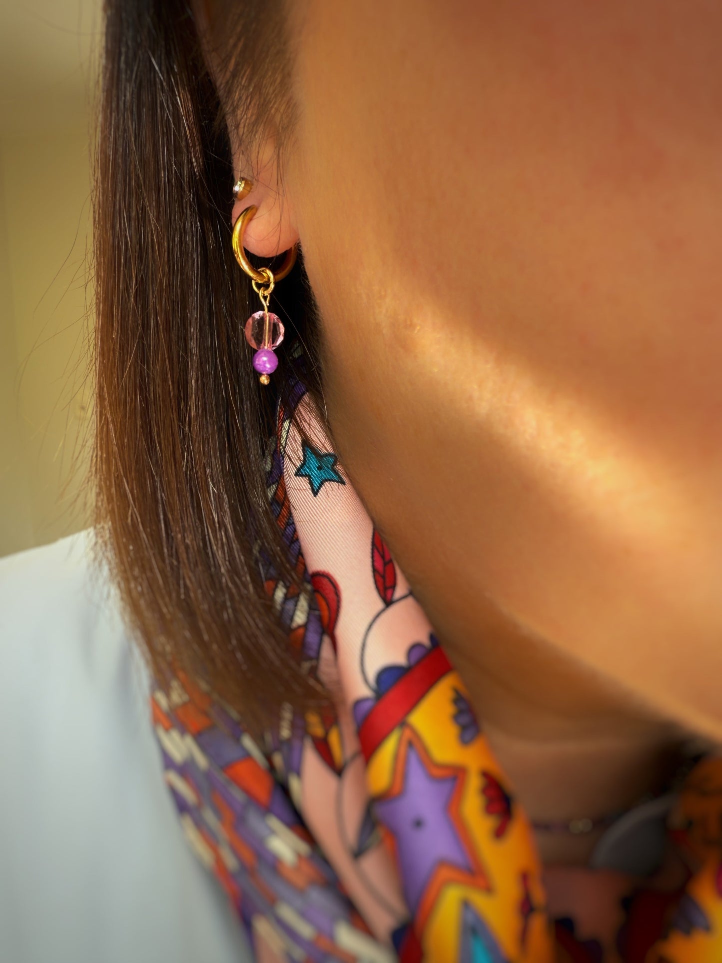 Boucles Mini Sunset Coralia ✨