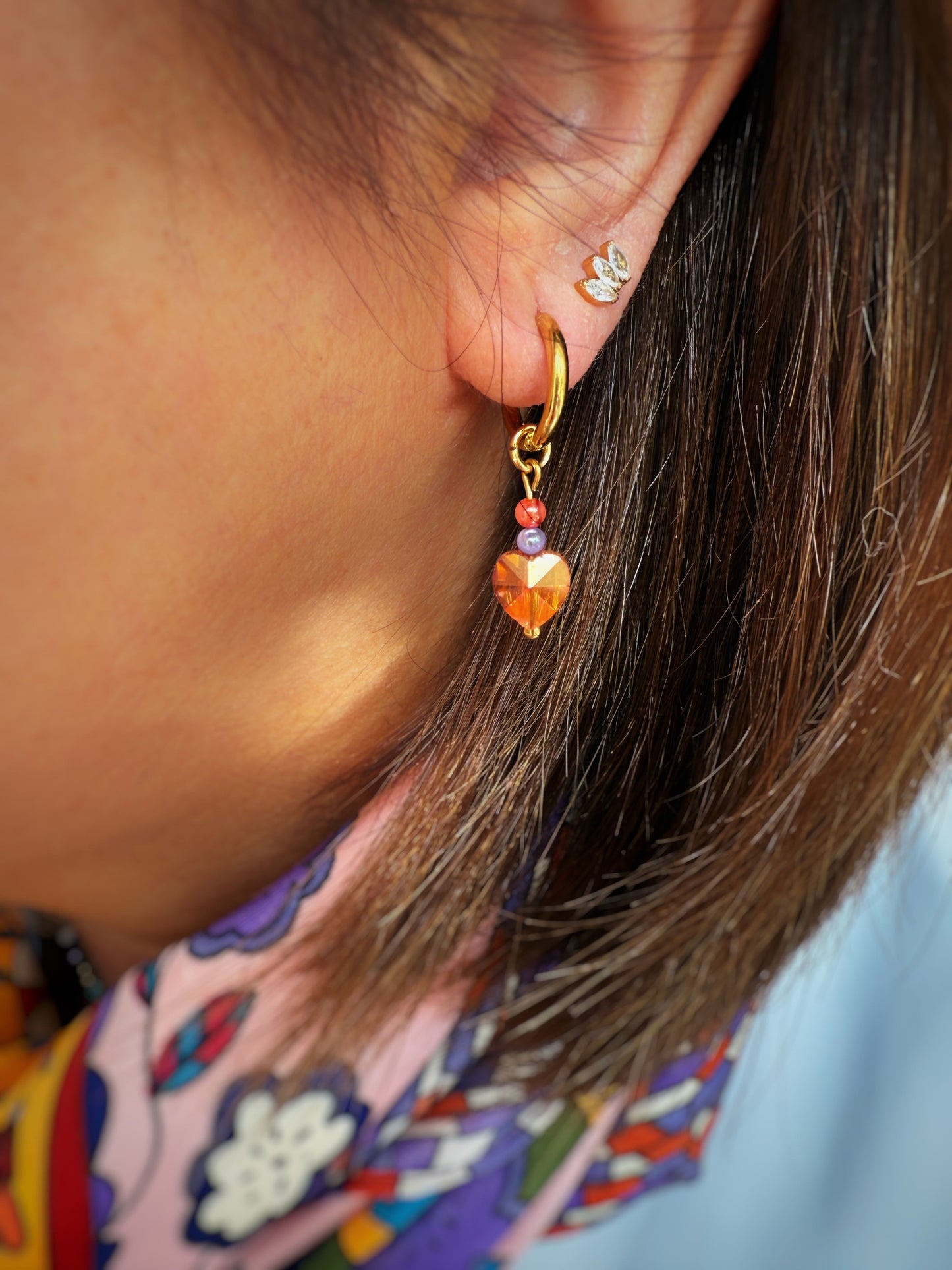 Boucles Mini Sunset Coralia ✨