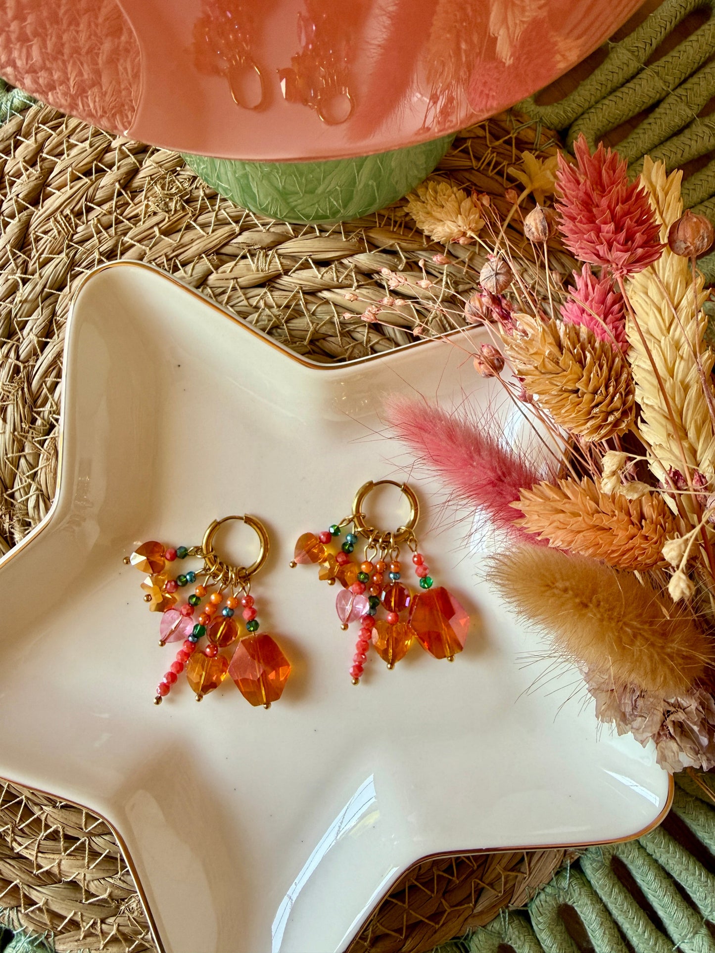 Boucles Mango Coralia ✨