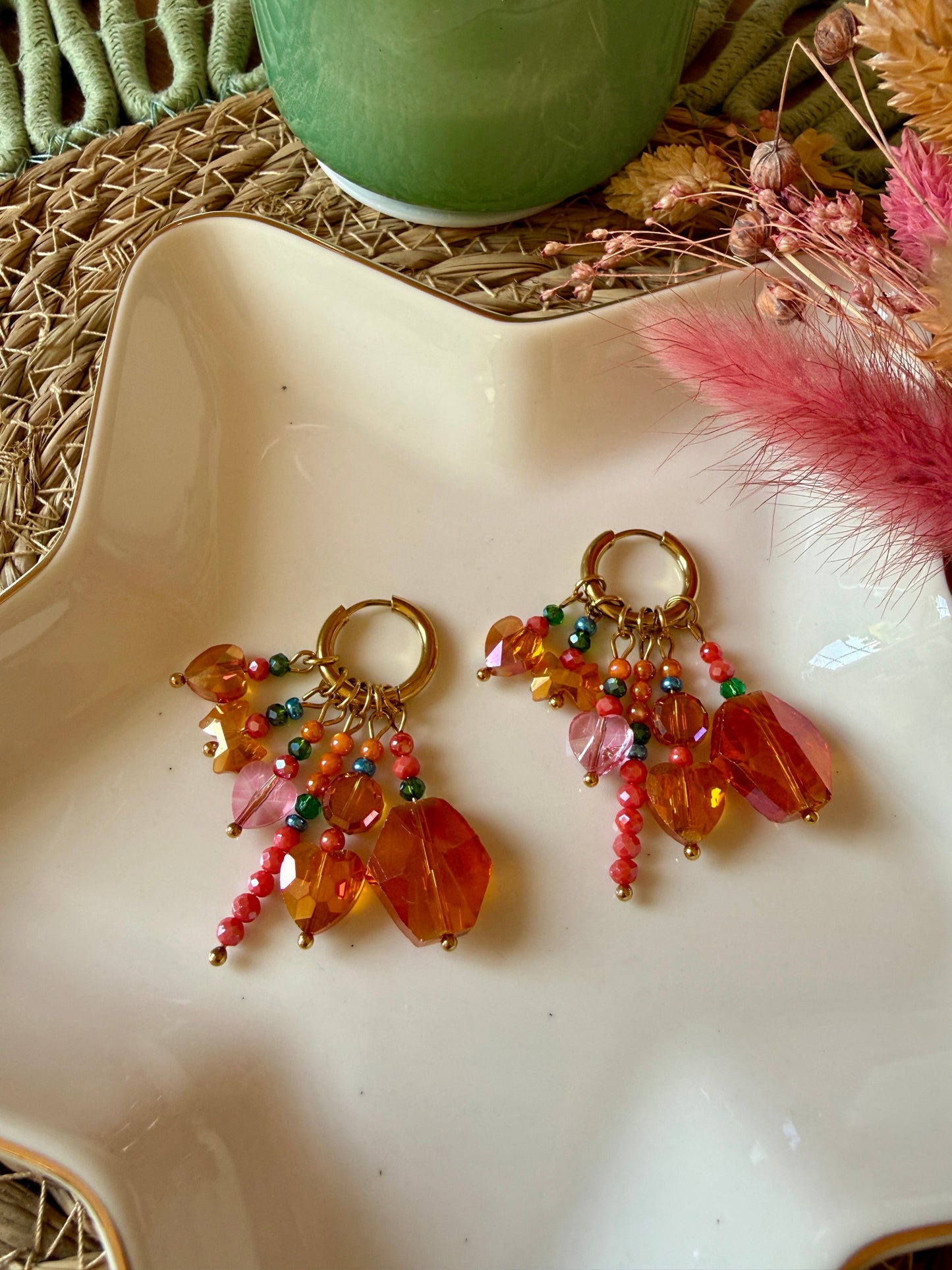 Boucles Mango Coralia ✨