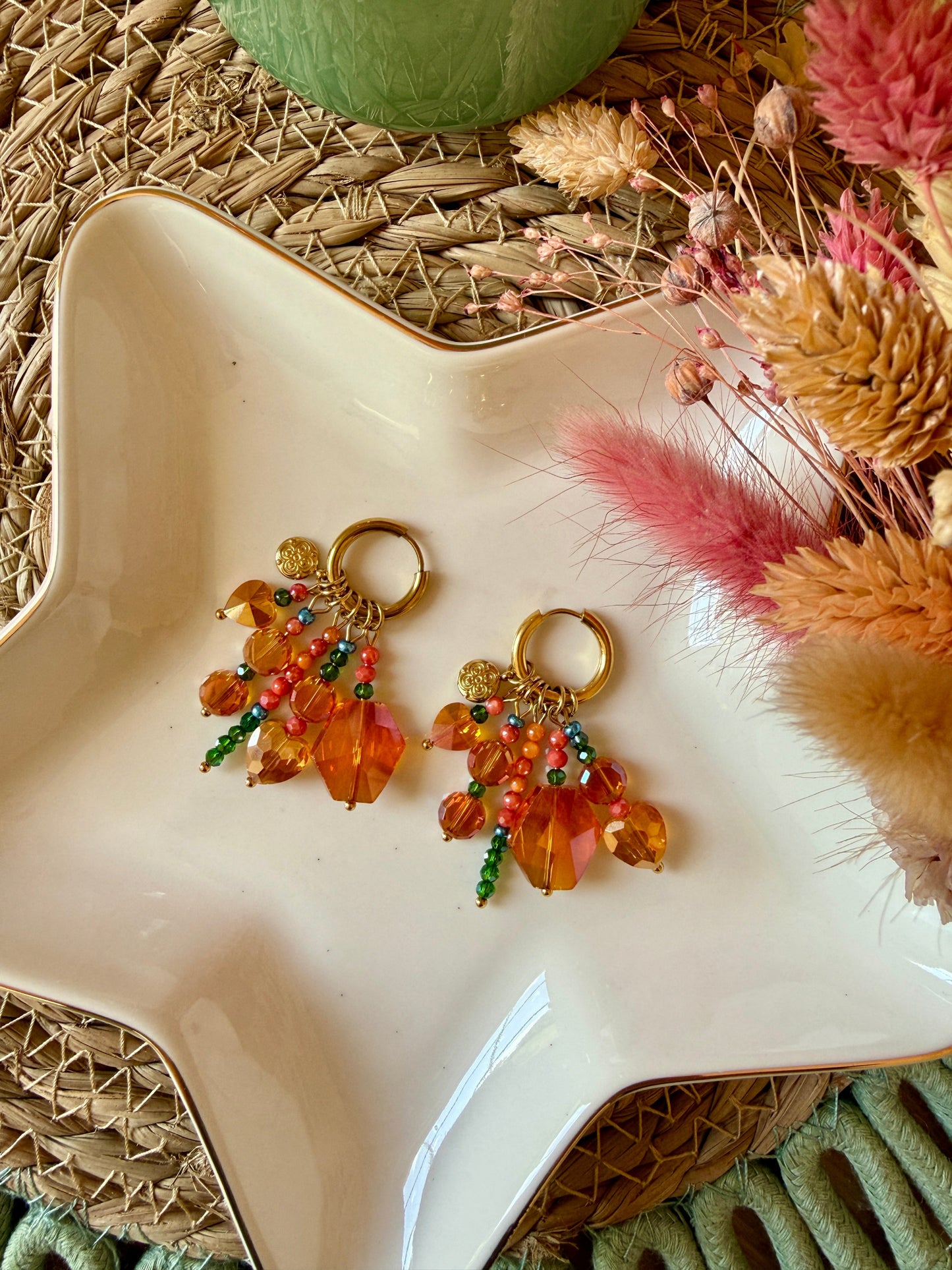 Boucles Calypso Coralia ✨
