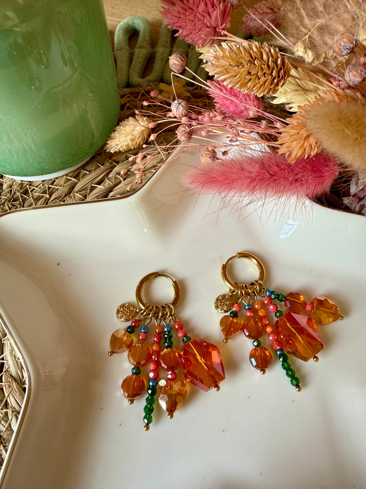 Boucles Calypso Coralia ✨