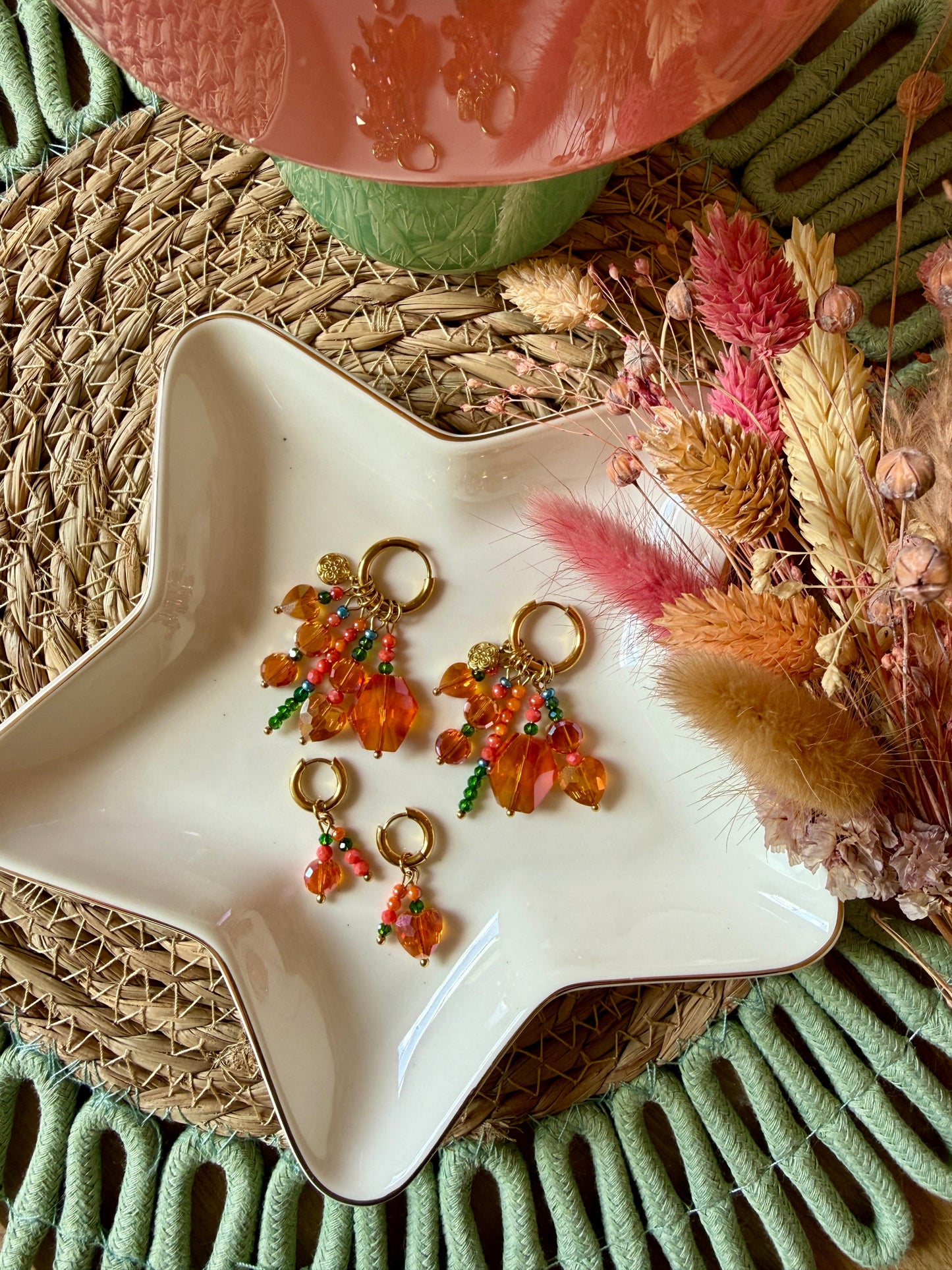 Boucles Mini Calypso Coralia ✨