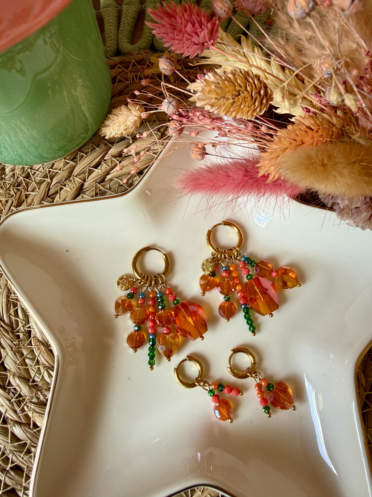Boucles Mini Calypso Coralia ✨