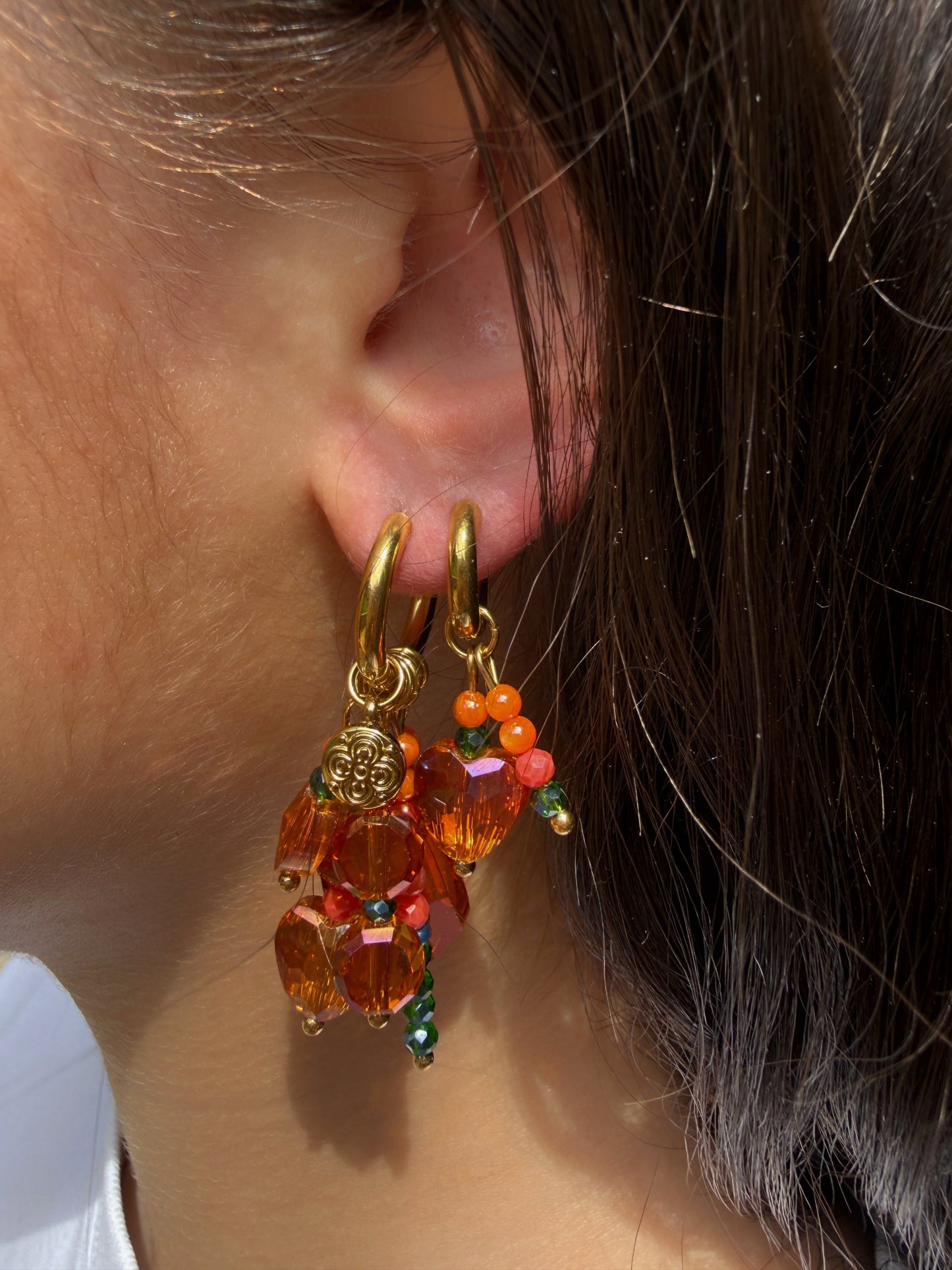 Boucles Calypso Coralia ✨