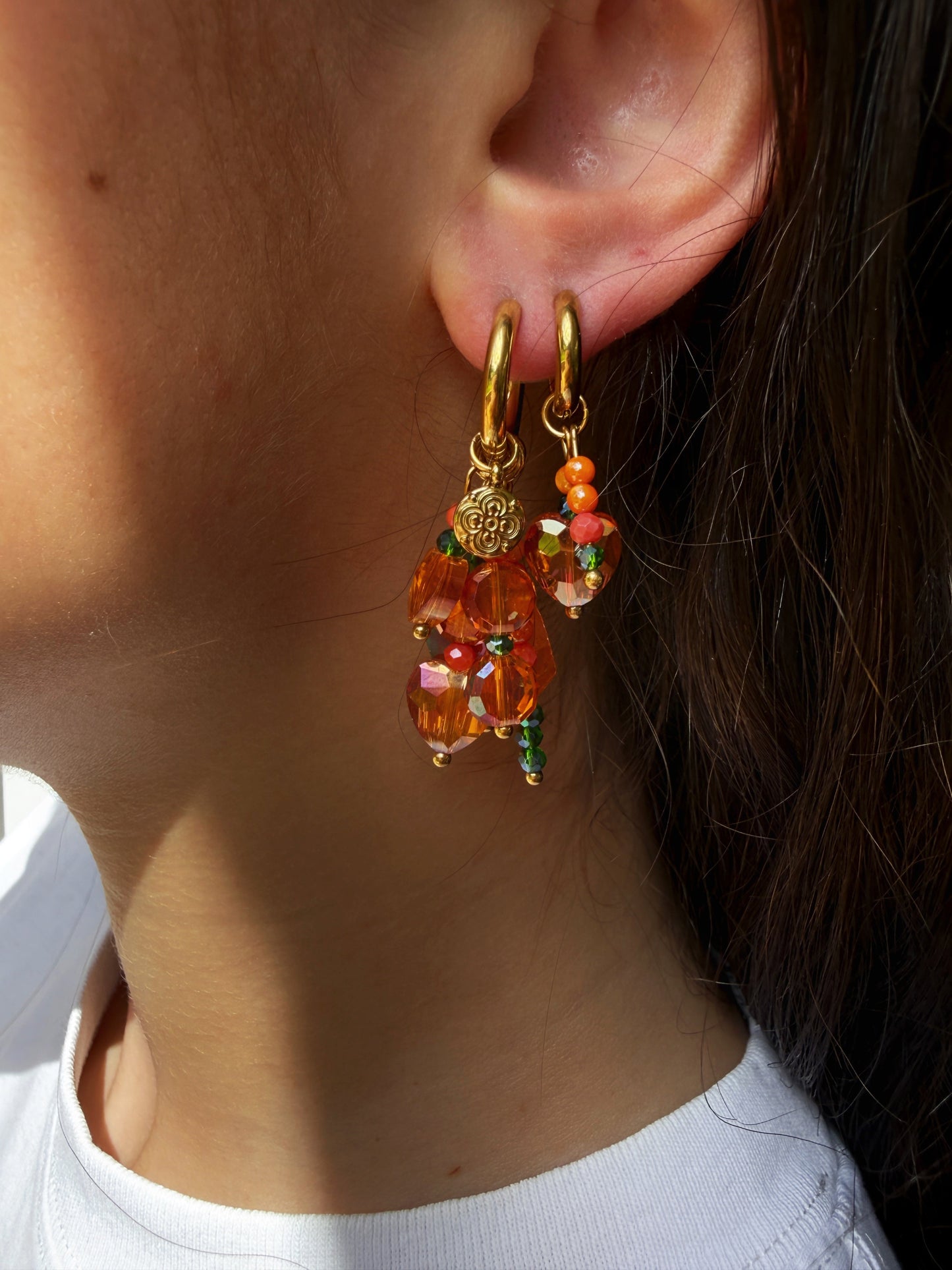 Boucles Calypso Coralia ✨